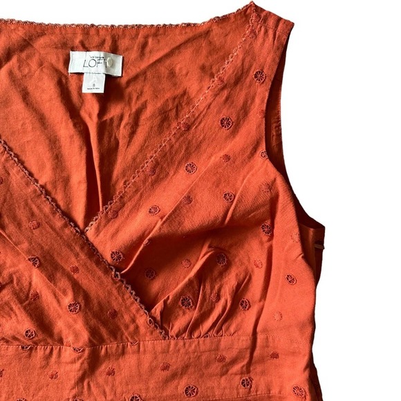 LOFT V Neck Tank Size 8 - Picture 2 of 4